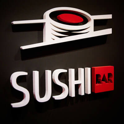 Logo 3D sushi Grenoble